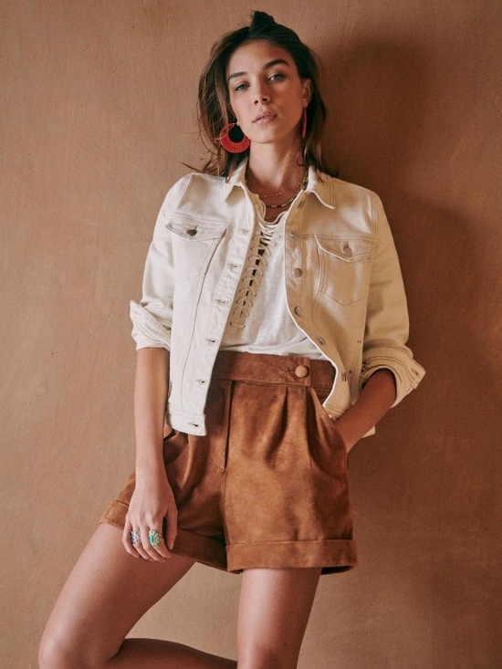 Sezane Jackets & Blazers - SéZane Denim Trucker Jacket size Large